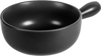 Kuhn Rikon Caquelon Classic schwarz matt 23 cm Fondue-Topf