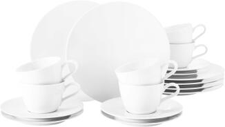 Seltmann Weiden Life Kaffeeservice 18-teilig Life, weiß