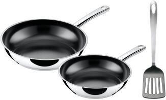 Silit Talis Pfannenset 3-teilig mit Pfannenwender Edelstahl