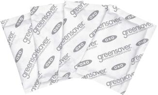OXO Good Grips Nachfüllpackung Aktivkohlefilter Green Saver, 4er Pack