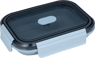 Lurch Frischhaltebox UP & DOWN faltbar frozen blue mit Deckel