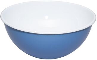 Riess Schüssel aus Emaille in nature blue - dark