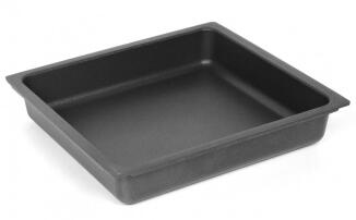 AMT Gastroguss Gastronorm GN 2/3 hoch Bräterform schwarz