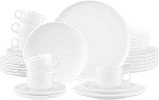 Seltmann Weiden Sento Home Kombiservice 30-tlg weiß Geschirrset