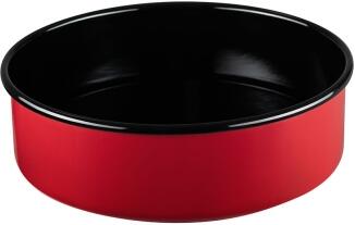 Riess Tortenform, 26 cm aus Emaille in rot