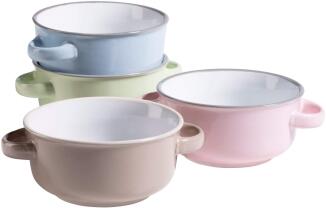 MÄSER Suppentassen-Set Maila für 4 Personen im Vintage-Look
