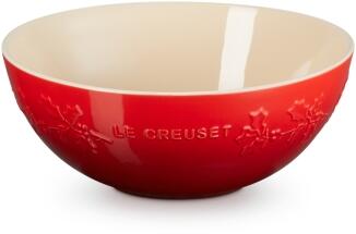 Le Creuset Servierschüssel Holly in kirschrot