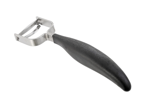 GEFU Spargel- und Möhrenschäler FILIGRANO mit schwarzem Griff