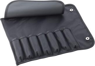 triangle Rolltasche leer 7-tlg schwarz mit Fächern für Werkzeuge