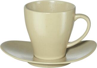 ASA Tasse Unterer Cuba nude, Keramik Kaffeetasse mit Untertasse