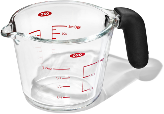 OXO Good Grips Messbecher aus Glas 250 ml