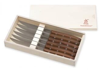 Windmühlenmesser 6er-Set Steakmesser in Pflaume
