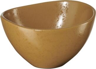 ASA Schälchen Cuba gelb, glänzende Keramikschale rund