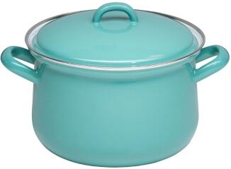 Riess Fleischtopf aus Emaille in nature green - medium