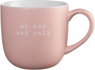 ASA Henkelbecher my one and only rosa Tasse