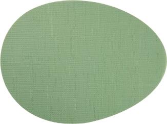 ASA Tischset basil grün oval PVC Platzset