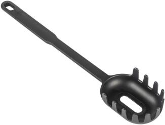 Kuhn Rikon Teigwarenschöpfer SWISS schwarzer Pastalöffel mit Zinken