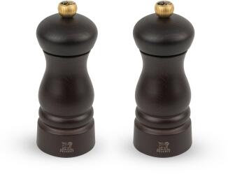 PEUGEOT Pfeffermühle & Salzmühle Clermont chocolat im Set