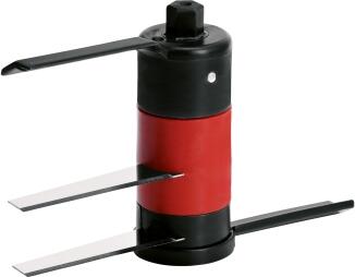 Rösle Ersatzmesser Multischneider Klingeinsatz rot-schwarz mit Edelstahlklingen