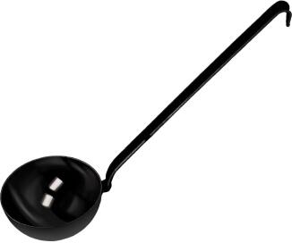 Riess Schöpflöffel aus Emaille in schwarz