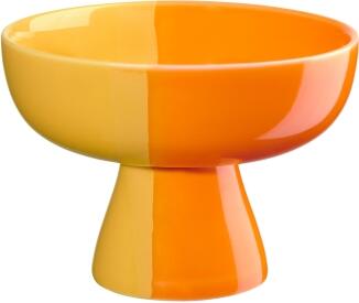 ASA Joy Schale auf Fuß orange smoothie Keramikschale