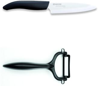 Kyocera GEN Keramikmesser und Schäler Starter Set Gemüse Obstmesser