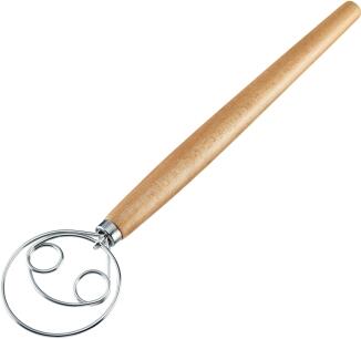 Westmark Dänischer Schneebesen Woody mit Holzgriff aus Edelstahl