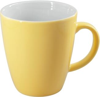 Eschenbach Porzellan Becher mit Henkel 0,35 l in hellgelb