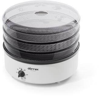 Stöckli Dörrex Dörrautomat mit Metallgitter und Trocknungsebenen