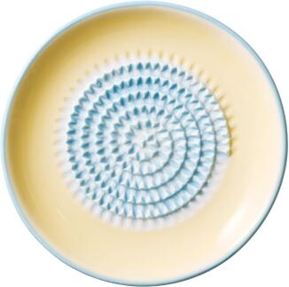 cilio Tellerreibe CIELO Keramikreibe rund blau-beige Tellerform