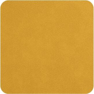 ASA 4er Set Untersetzer amber, quadratisch mit abgerundeten Ecken