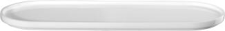 ASA ovaler Teller opal weiß klein, Servierplatte flach oval