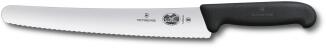 Victorinox Brot- und Konditormesser 26 cm schwarz mit Wellenschliff