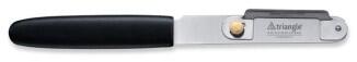 triangle Spargelmesser Professional mit schwarzem Griff und Klinge