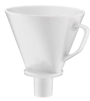 alfi Kaffeefilter Aroma Plus, weißer Handfilter mit Griff