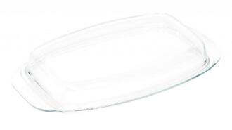 AMT Gastroguss Glasdeckel für Bräter aus Glas transparent