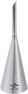 Küchenprofi Fülltülle 5mm Edelstahl Spritztülle für Gebäck und Dekorieren