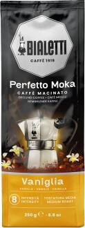 Bialetti Perfetto Moka Vaniglia gemahlener Kaffee 250g Packung