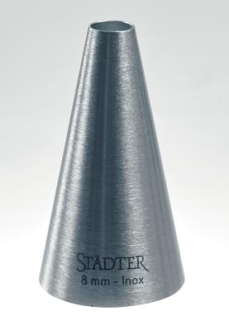 Städter Lochtülle Tülle 8 mm groß aus Edelstahl Inox