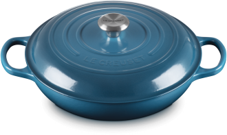 Le Creuset Gourmet-Profitopf Signature deep teal 28 cm Gusseisen