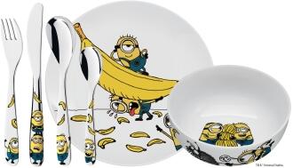 WMF Minions Kinder Geschirrset 6-teilig Teller Schale Besteck