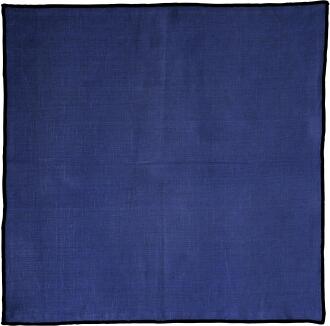 ASA Serviette deep blue Stoffserviette dunkelblau quadratisch
