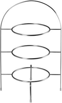 ASA 3-stufige Etagere silber für Dessertteller à table
