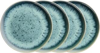 MÄSER Dessertteller-Set Carellia, 4-tlg. in blau