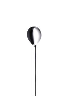 Mono Dessertlöffel brilliant poliert Edelstahl Löffel für Dessert