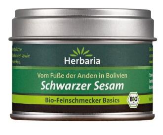 Herbaria Schwarzer Sesam Bio-Feinschmecker Basics Dose