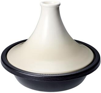 Le Creuset Tagine meringue Keramik Tajine mit Deckel