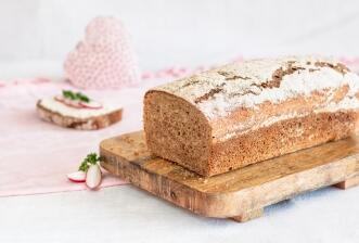 Städter Backform Brot- und Kuchenform 30 x 13 cm / H 8 cm Silber 2.400 ml