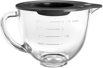 KitchenAid Glasschüssel für Mini, mit Griff, 3,3 L