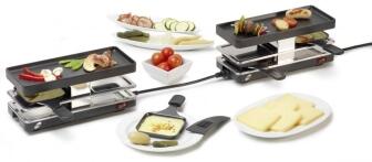 Stöckli Raclette Twinboard Erweiterungsgerät in anthrazit